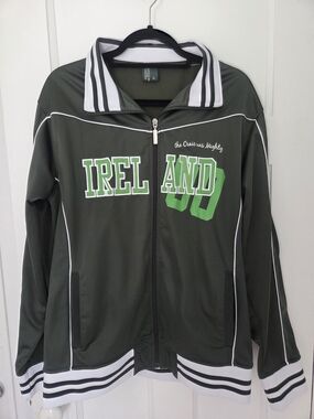 Ireland Green Varsity Bomber Jacket